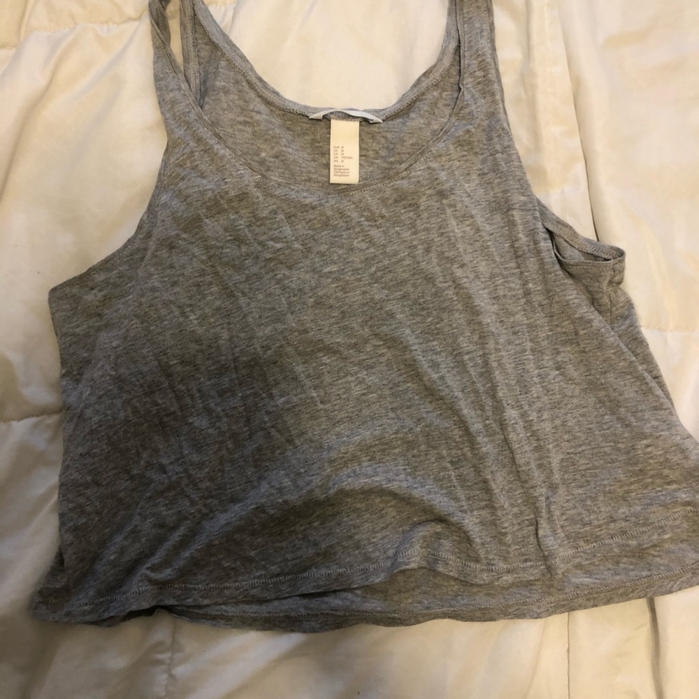 H&M Basic Gray Tank Womens size medium